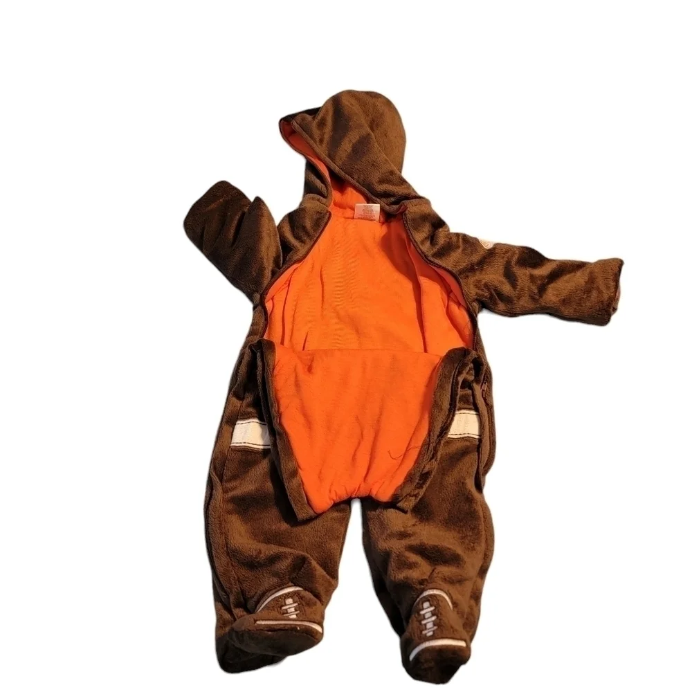 Baby Football Fleece 3 Months Bunting Outerwear One Piece Costume Halloween T56
